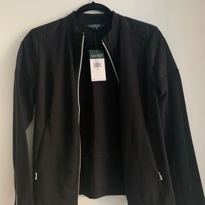 NWT Ralph Lauren quilt shoulder light jacket